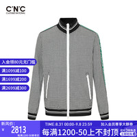 C'N'C 男士拉链夹克外套 格子 时尚