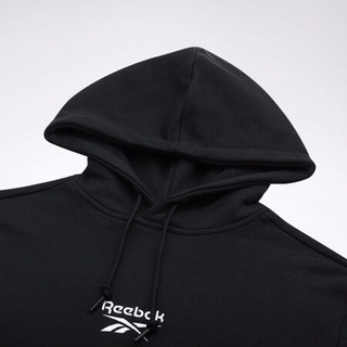 Reebok锐步 运动经典CL X MU VT HOOD2男女连帽卫衣GK0009 GK0010_黑色 A/2XL