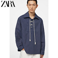 ZARA 新款 SRPLS 男装 翻领长袖衬衫 04475127405