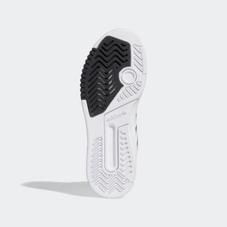 adidas ORIGINALS Drop Step Xl 女子运动板鞋 FY3225 黑白紫色 38