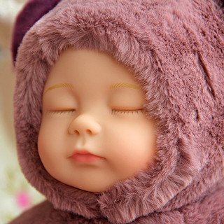 睡萌娃娃站姿陪睡眠安抚玩偶毛绒玩具婴儿童可爱比伯礼物