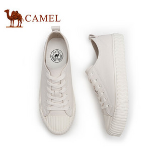 骆驼（CAMEL） 百搭韩版休闲时尚板鞋男 A012278150 米色 39