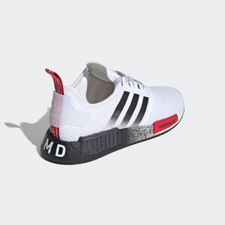 阿迪达斯官网 adidas 三叶草 NMD_R1 男女经典运动鞋FY5354 黑/红/白 36(220mm)