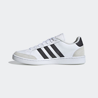 阿迪达斯官网 adidas neo GRAND COURT SE男鞋休闲运动鞋FW3277 白/米白/黑 41(255mm)