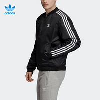 阿迪达斯官网 adidas  三叶草 男装冬季经典运动立领拉链短款棉服ED5825 如图 M