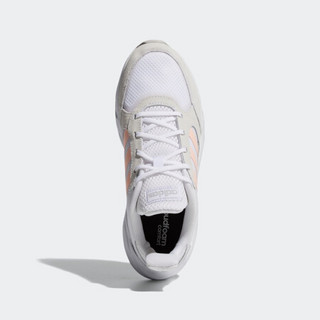阿迪达斯官方 adidas 90s VALASION 女子跑步鞋EG1487 白/清澈橙/粉 36.5(225mm)
