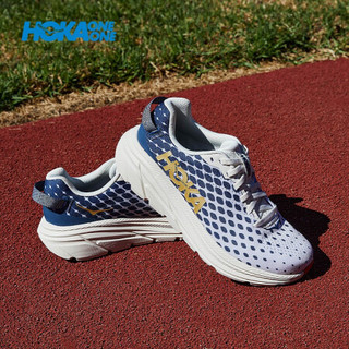 HOKA ONE ONE女林康2减震公路跑步鞋Rincon2透气轻量防滑运动鞋 靛蓝/豆腐白 7/240mm