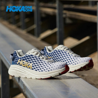 HOKA ONE ONE女林康2减震公路跑步鞋Rincon2透气轻量防滑运动鞋 靛蓝/豆腐白 7/240mm