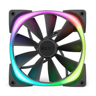 恩杰 NZXT AER RGB 2 140mm x2 风扇套装（内含HUE 2控制器一个）