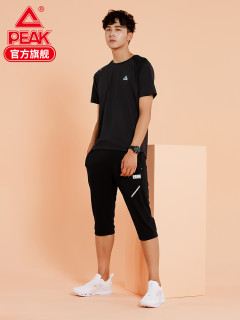 匹克裤子男2020夏季新款综训透气舒适时尚大方运动有型针织七分裤