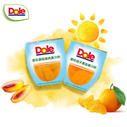 Dole 都乐 黄桃果肉果汁杯6组12杯 单杯113g *4件