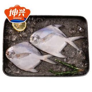 坤兴 冷冻东海白鲳 300g（2-4）条 袋装 深海捕捞 海鲜水产 *7件