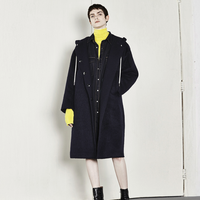 Mo＆Co. 摩安珂 MA174OVC120 中长款毛呢外套