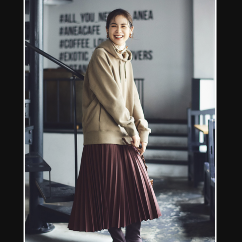 uniqlo优衣库429211女装打褶长裙