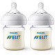 AVENT 新安怡 SCF474/27 婴儿PA奶瓶 125ml 2个装 +凑单品