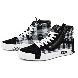 VANS 范斯 SK8-Hi CAP VN0A3WM1XOS 板鞋 黑色/白色 41