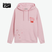 Onitsuka Tiger鬼塚虎连帽卫衣休闲百搭女 2182A440-701 粉色 L