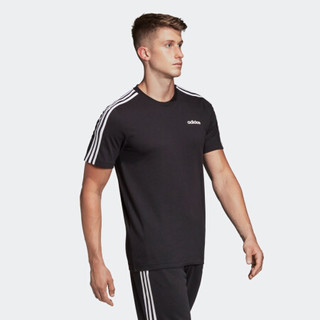阿迪达斯官网adidas E 3S TEE男装训练运动短袖T恤DQ3113 黑色/白 S(参考身高:173~178CM)