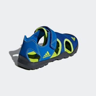 阿迪达斯官网 adidas CAPTAIN TOEY K 小童户外运动凉鞋CM7639 完美蓝/绿荧光 34(210mm)