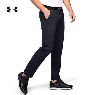 安德玛官方UA Tapered男子运动长裤Under Armour1342264 黑色001 36/30