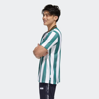 adidas 阿迪达斯 M GDTM JERSEY T 蛋黄哥联名款 男子运动T恤 GL7216 白/森林绿 XXXL