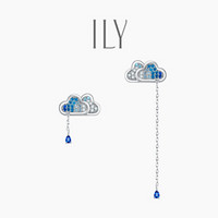 ILY ILY-520021 云与水不对称耳钉