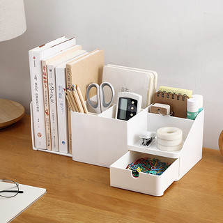办公室桌面杂物整理架文件收纳盒抽屉式学生文具书桌书置物架神器