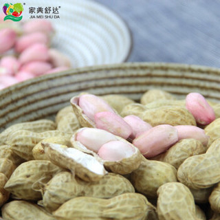 家美舒达 山东新鲜花生 约500g 带壳生花生 新鲜蔬菜