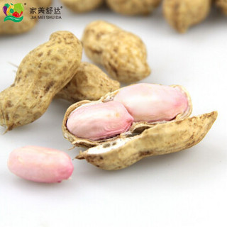 家美舒达 山东新鲜花生 约500g 带壳生花生 新鲜蔬菜