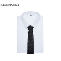 阿玛尼EMPORIO ARMANI奢侈品EA20秋冬男士桑蚕丝领带 340075-0A605 BLACK-00020黑色 U