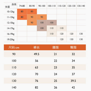 精典泰迪 Classic Teddy 女童裤子女宝宝卫裤女孩休闲裤运动风时尚百搭2020秋季百搭 破色脚口女-花灰 120