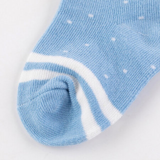 贝贝怡男女童袜子秋冬保暖宝宝袜新生儿长袜婴儿袜5双装 图案2 建议适用年龄3-12个月