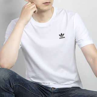 阿迪达斯 adidas三叶草短袖男2020夏季新款运动宽松透气圆领T恤潮FM9966