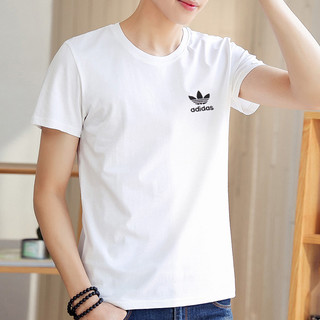 阿迪达斯 adidas三叶草短袖男2020夏季新款运动宽松透气圆领T恤潮FM9966