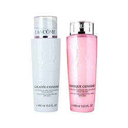  LANCOME 兰蔻 清滢柔肤卸妆洁面套装 （卸妆乳液400ml+清滢柔肤水400ml ）