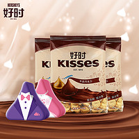 好时KISSES巧克力500g*3袋 马口铁天生一对婚庆喜糖盒*48个1箱装