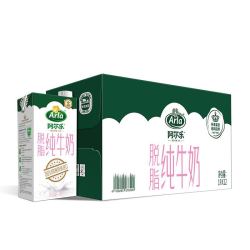 Arla 阿尔乐脱脂纯牛奶 1L*12盒 *2件