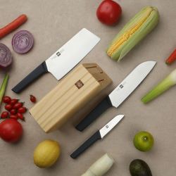 HUOHOU 火候 青春版不锈钢刀具 4件套 *2件 +凑单品