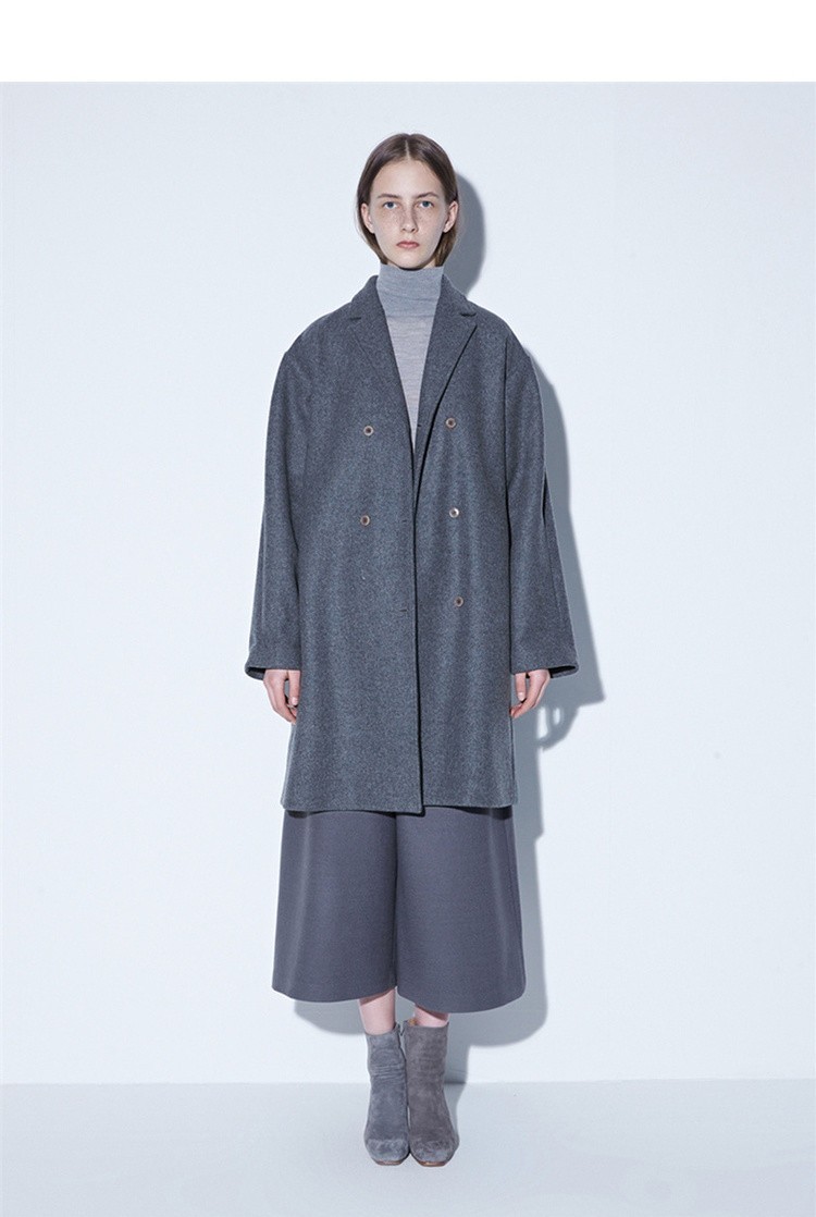 jnby江南布衣5h0240760001女士廓形羊毛大衣