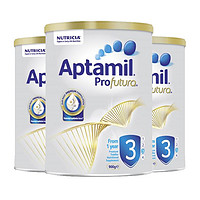 Aptamil 爱他美 白金版 婴幼儿奶粉3段 900g 3罐装