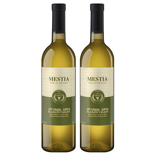 Mestia 梅斯蒂亚 阿拉扎尼半甜型白葡萄酒 2瓶*750ml套装