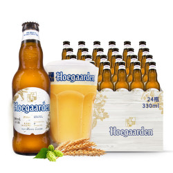 Hoegaarden福佳 比利时风味 白啤酒 330ml*24瓶