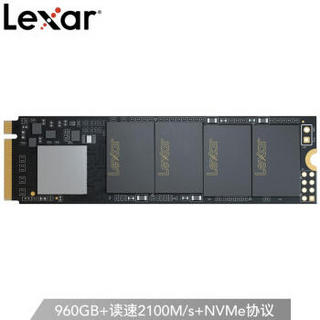 雷克沙（Lexar）960G SSD固态硬盘 M.2接口（NVMe协议）PCle 3.0四通道NM600系列(NM600-960GB)