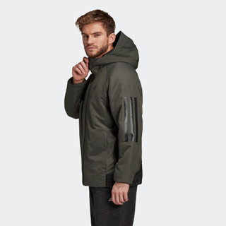 adidas 阿迪达斯 BTS 3S HO JKT DZ1399 户外运动棉服 深土地棕 A/XL(185/104A)