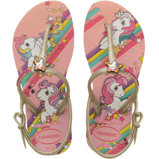 Havaianas哈唯纳Freedom Slim My Little Pony哈瓦那小马宝莉童鞋 0001-藕粉色 27/28