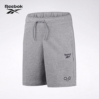 Reebok锐步 运动经典CL SKR SWT ST男女夏季短裤五分裤GL7722 GL7723_中麻灰色 A/M