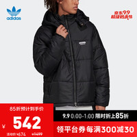 adidas 阿迪达斯 三叶草 VOCAL O JKT ED8795 男装冬季棉服 黑 S