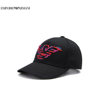 阿玛尼EMPORIO ARMANI奢侈品EA20秋冬女士棒球帽 637212-0A500 BLACK-00120黑色 U