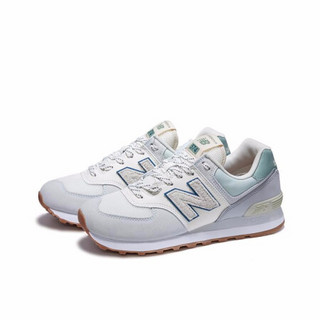 New Balance NB官方574系列男鞋女鞋运动休闲鞋ML574NFS经典复古时尚休闲鞋运动鞋 浅蓝色  ML574NFS 37.5