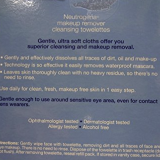Neutrogena 露得清 卸妆湿巾 100张